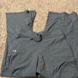 Under armor wide leg sweat pants